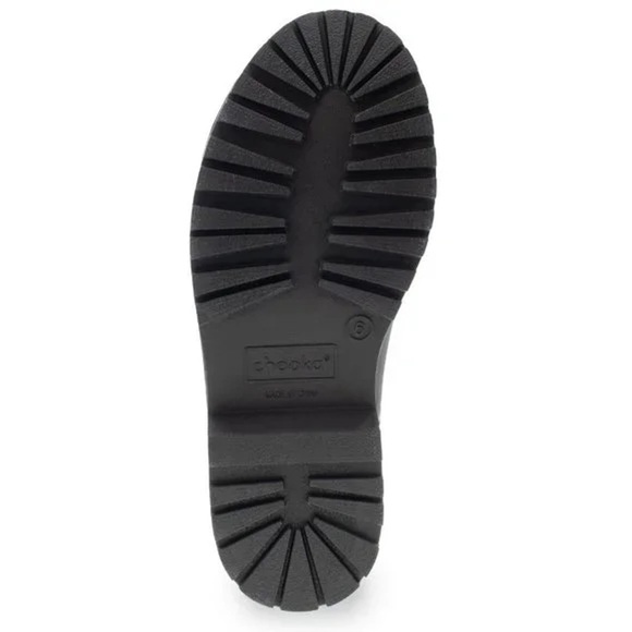 chooka LADIES WATERPROOF Black FAUX FUR LINED RUBBER RAIN BOOT - Picture 4 of 7